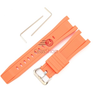 Curea tip Casio G-Shock GST-S100 si GST-S110 portocalie