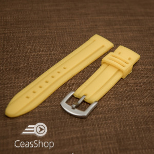 Curea ceas sport  galbenă 22 mm - 34597