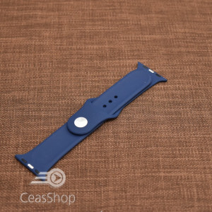 Curea silicon albastru navy Apple Watch - 38mm - Img 2