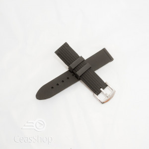 Curea silicon neagra model cauciuc auto 18mm- 50531 - Img 2