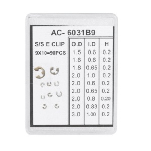 Set 90 sigurante pentru butoane cronograf - 48374