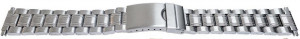 Bratara metalica reglabila argintie capete pe arc 16-22mm - 55006