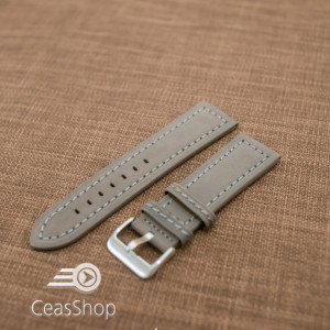 Curea piele gri 22 mm - 42219