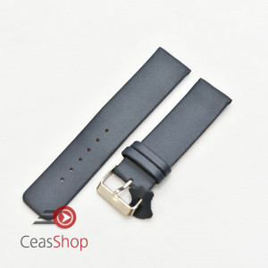 Curea piele vitel albastra plata,semi lucioasa 28mm - 3270528
