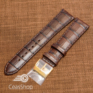 Curea piele vitel maro, handmade, căptusită 19mm - 33793