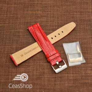 Curea model soparla captusita pe jumătate roșie  18mm - 45814 - Img 2