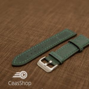 Curea piele verde 24 mm - 42223