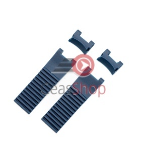 Curea silicon albastră, fără cataramă pentru Ulysse Nardin 22mm - Img 2