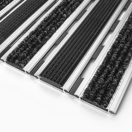 Ștergator profesional din aluminiu Combi Junior 12 mm textil+cauciuc