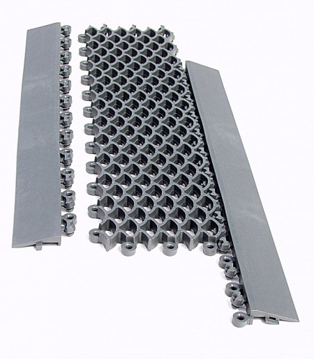 Margine pt Stergator de picioare modular JAGUAR, 12 mm, gri