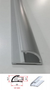 Profil din aluminiu pt finisare mochete