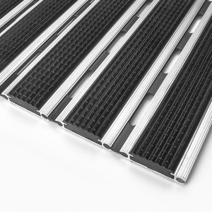 Ștergator profesional din aluminiu Combi Junior 12 mm cauciuc