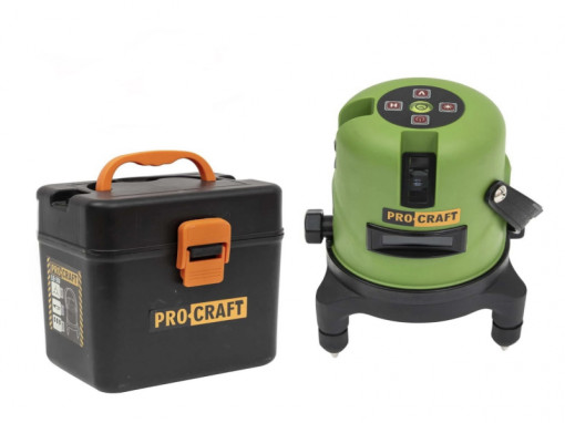 Nivela laser PROCRAFT LE-5D , 3.7 V / 2200 mAh