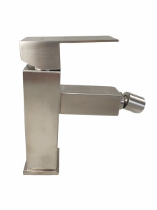 Baterie bideu MIXXUS KUB-002 din otel inoxidabil, Cap pipa 360 grade, Monocomanda, Racorduri incluse - Img 2