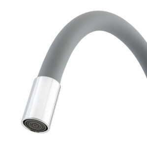 Baterie bucătărie cu duș flexibil CHAMPION SUS-011 CHROME REFL.GRAY - Img 2