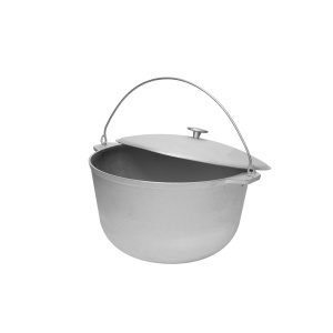 Ceaun din aluminiu alimentar cu capac, capacitate 16 litri ROTOR - Img 2