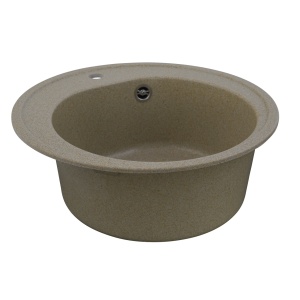 Chiuveta de bucătărie Elefant Premium Luna, Safari bej , 510 mm - Img 4