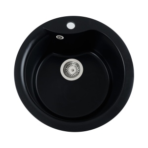 Chiuveta de bucătărie Elefant Premium Turas 480 , Negru 482 mm - Img 11