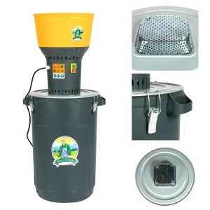 Moara electrica 1300W/19000 rpm cu galeata plastic 60L - Img 3
