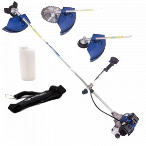 Motocoasa benzina Baikal BK 4200, 4.7 CP, 4200W, 4 sisteme de taiere, set complet de accesorii - Img 5
