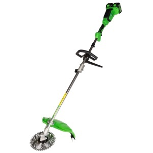 Motocoasa (Trimmer) electrica Micul Fermier 2x20V, 2 acumulatori 4Ah, maner simplu, motor fara perii