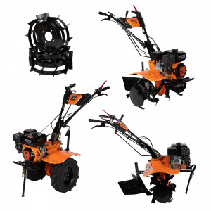 Motocultor 7.5CP,212CC+rarita ajustabila+roti metalice DETOOLZ DZ-M125 - Img 2