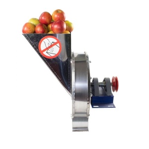 Razatoare fructe manuala, fulie atasare motor, Complet Inox Vinita, 200 kg/h - Img 2