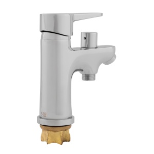 Baterie lavoar FLEKO FZ069-401, Monocomanda, cartus ceramic 40mm, Racorduri incluse - Img 2