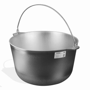 Ceaun tuci aluminiu alimentar cu capac, capacitate 24 litri ROTOR - Img 2