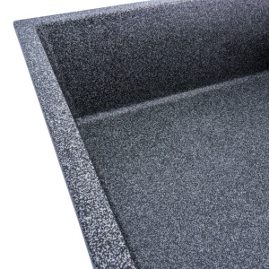 Chiuveta de bucatarie Elefant Premium Diamond Grafit , 856x500 mm - Img 8