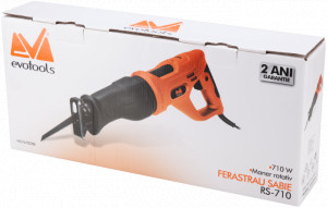 Fierastrau sabie Evotools 678288, 710 W, 2600 curse.min, 115 mm adancime maxima taiere, sistem Quick release - Img 2