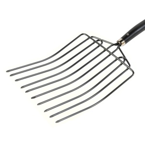 Furca gunoi grajd, 10 dinti, maner lemn, 1600mm - Img 2