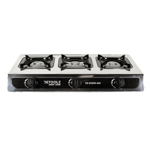 Mini aragaz portabil, Detoolz, 8.4kW, 3 ochiuri, Piezo - Img 6