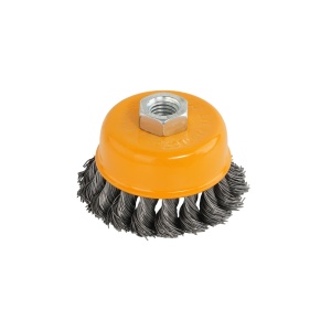 Perie de sarma tip cupa cu noduri rasucite ROTOR 75mm M14 - Img 5