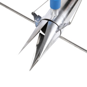 Plantator inox cu 2 manere si pedala - Img 2