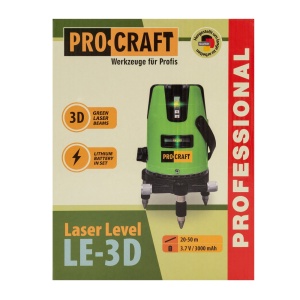 PROCRAFT LE-3D, Nivela laser - Img 9