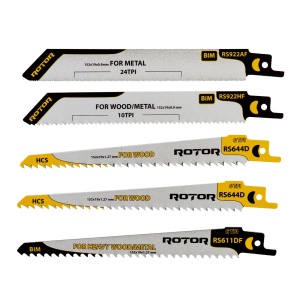 Set 5 Panze fierastrau sabie pentru Lemn/Metal ROTOR RSS1 - Img 3