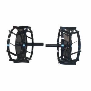 Set roti metalice 470x195 cu manicot, diametru ax 33mm, Elefant - Img 3
