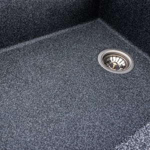 Chiuveta de bucatarie Elefant Premium Diamond Grafit , 856x500 mm - Img 6