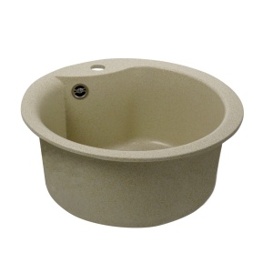 Chiuveta de bucătărie Elefant Premium Turas 480 , Nisip bej 482 mm - Img 9