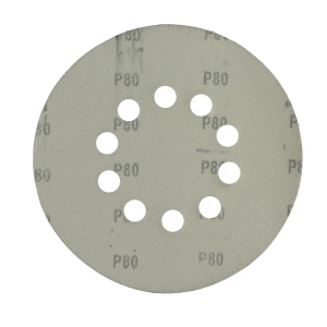 Disc abraziv pentru slefuitor cu excentric KD225.80 PROCRAFT (Set 10 buc) Diametru: 225 mm Granulatie: P80 - Img 4