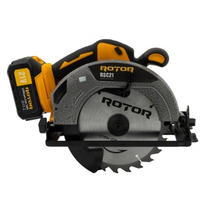 Fierastrau circular pe acumulator ROTOR RSC21, 21V/ 3Ah, 1000 W, 4300 rot/min, Brushless - Img 3