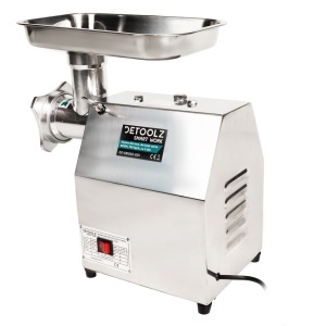Masina tocat carne Detoolz, 800W, 150 kg/h Inox cu 2 site - Img 2
