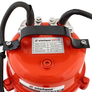 Pompa de drenaj ELEFANT WQCD10-10-0.75F cu tocator, 750W, 200 l/min, inaltime refulare 10 m - Img 7