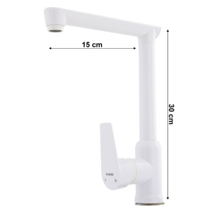 Baterie bucatarie din plastic PLAMIX Mario-017 White - Img 2
