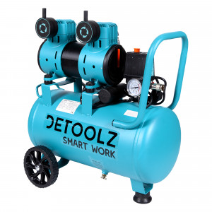 Compresor fara ulei 1500W, 30L DETOOLZ DZ-C266 - Img 3