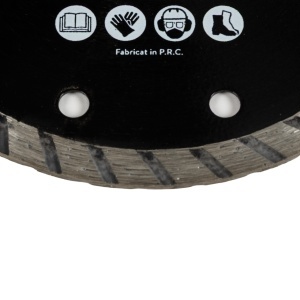 Disc diamantat turbo Detoolz 125x22.2mm, taiere umeda/uscata - Img 2