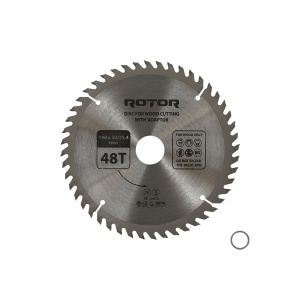 Disc taiat lemn ROTOR 190*30/25,4 cu adaptor 48T - Img 2