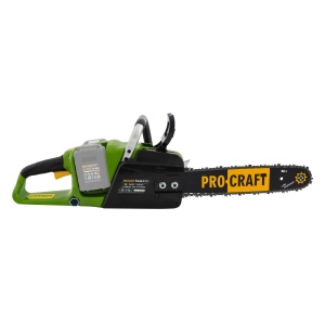 Drujba pe acumulator PROCRAFT PCA40/2, 20 V, 160 W, lama 14"/35 cm, fara acumulator si incarcator - Img 12
