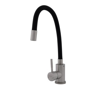 FB-011 Ref Black – Baterie bucătărie SUS 304 cu pipă flexibilă neagră VITAL FLOW - Img 8